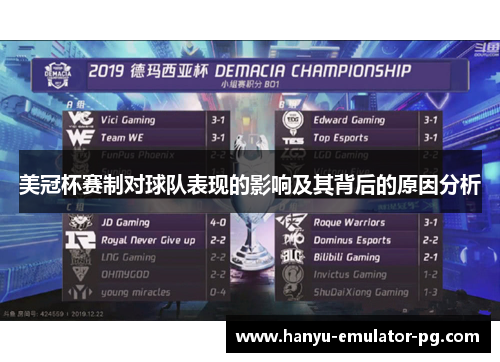 美冠杯赛制对球队表现的影响及其背后的原因分析